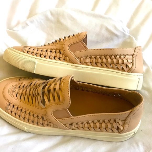 Tory Burch Huarache blush/beige woven slip on - Picture 4 of 5
